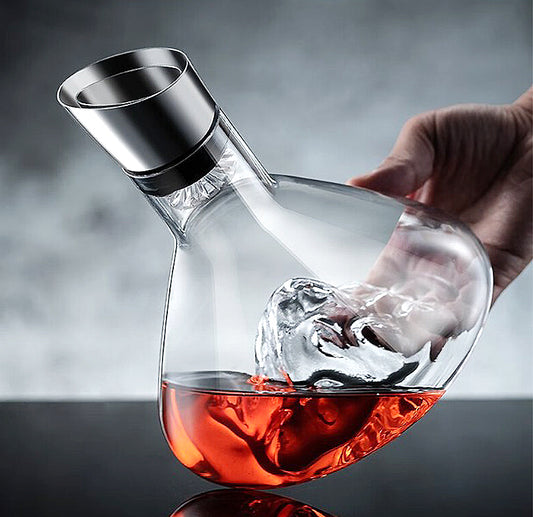 Wine Decanter Aerator Lead Free Glass Ware Premium Decanter Water Jug Bottle