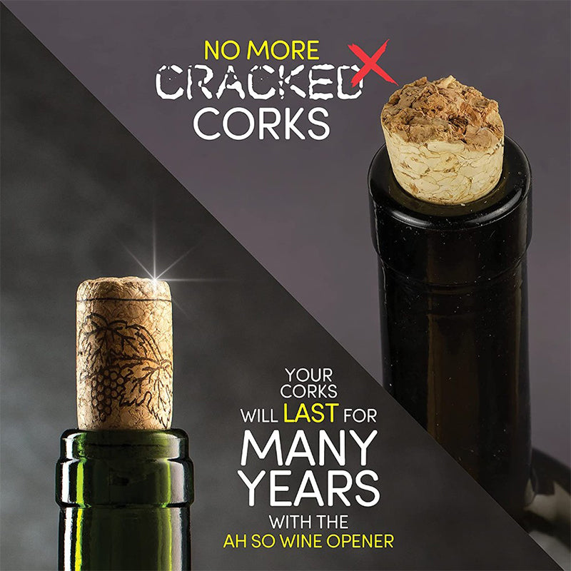 Wine Opener Ah So Old Cork Opener