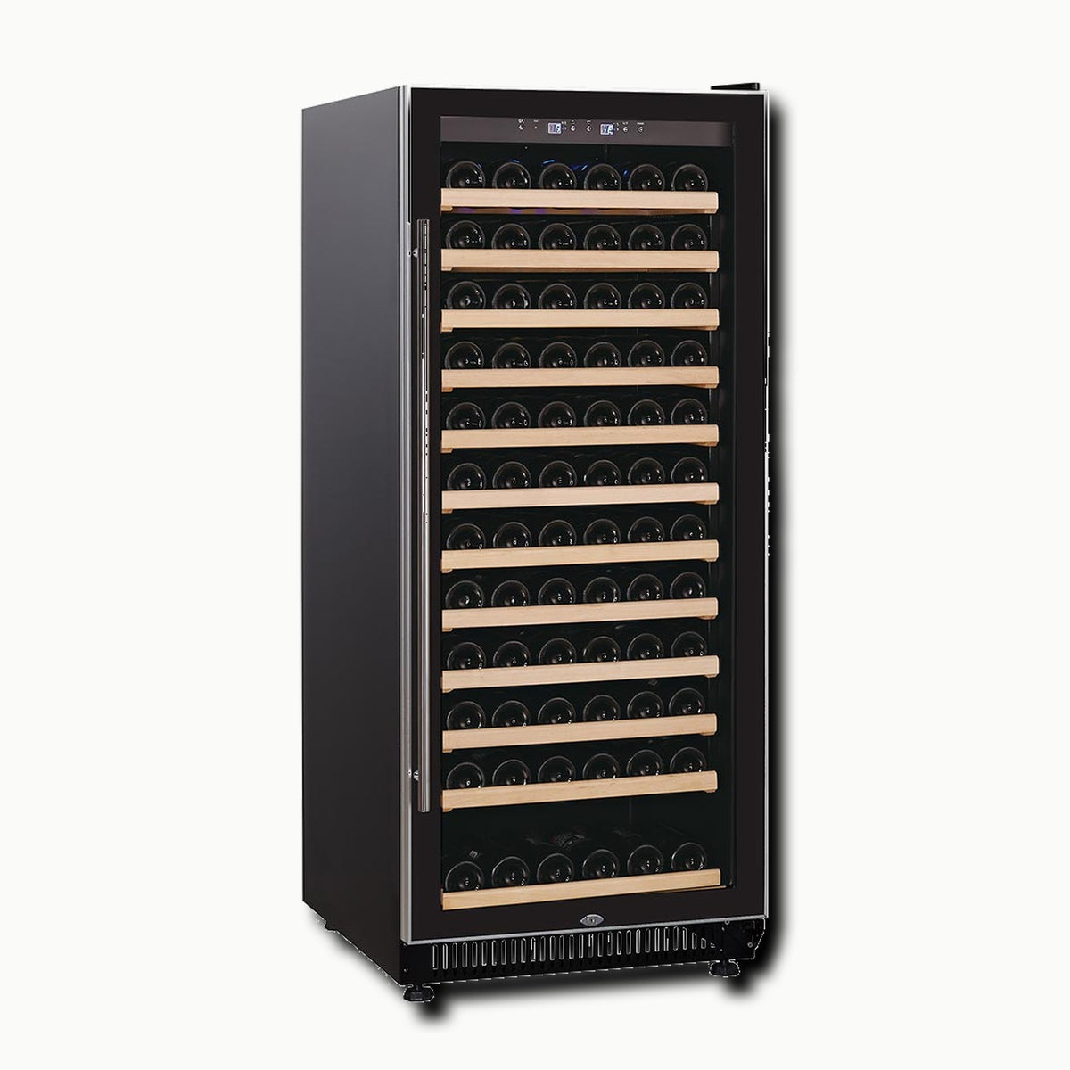 Wine Chiller 99 Bottle 9 Tier Wood Shelves with Handler