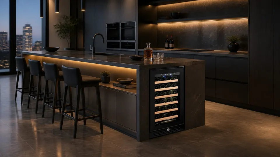 Wine Chillers collection: wine cabinet in a kitchen